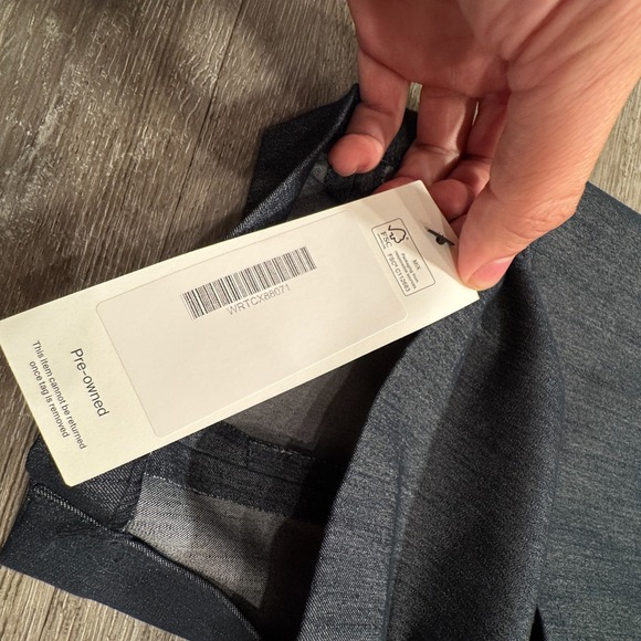 Calvin Klein Dress Womens 8 Gray Denim Chambray Sleeveless Cocktail Party Casual - Picture 3 of 14